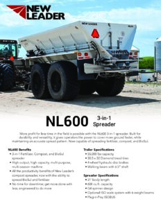 NL600 Features and Benefits