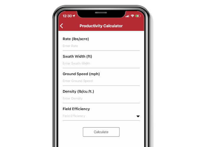 Productivity calendar in New Leader Mobile App