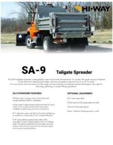 SA-9 Features and Benefits Guide