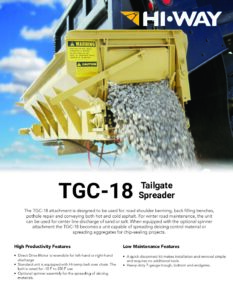 TGC-18 Features and Benefits