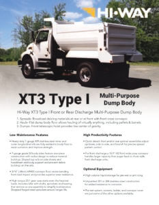 XT3 Type I Features and Benefits Guide