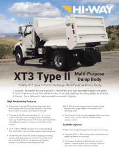 XT3 Type II Features and Benefits Guide