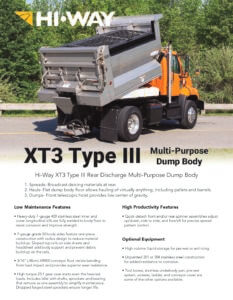XT3 Type III Features and Benefits Guide